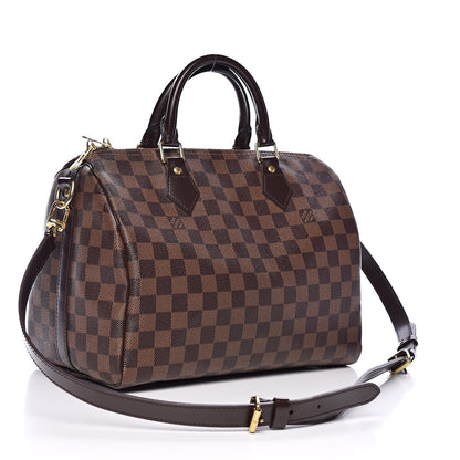 Louis Vuitton Damier Ebene Speedy Bandouliere 30 3 of 11