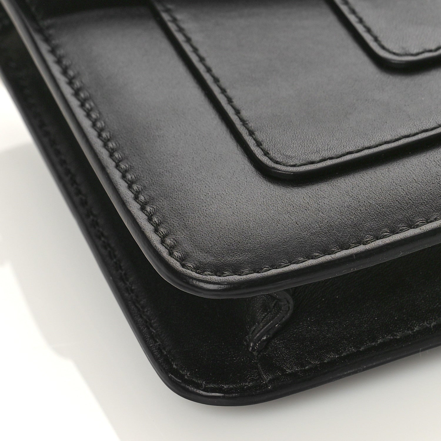 Bulgari Calfskin Serpenti Forever Shoulder Bag Black 8 of 9