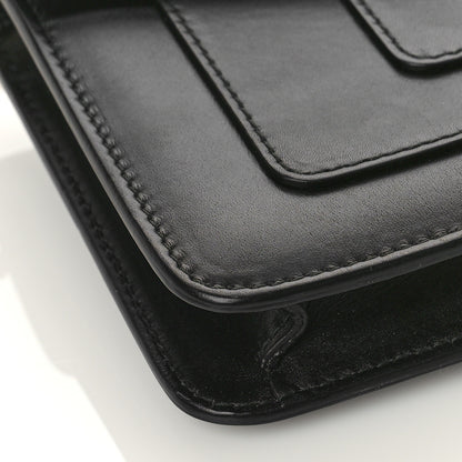 Bulgari Calfskin Serpenti Forever Shoulder Bag Black 8 of 9