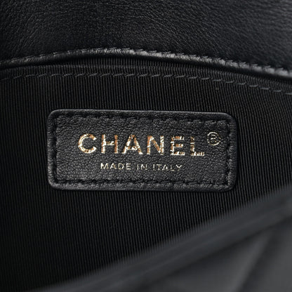 Chanel Calfskin Quilted Flap Waist Bag Black 6 of 15