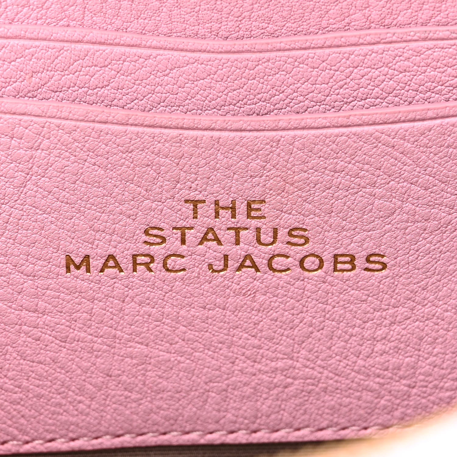 Marc Jacobs Grained Calfskin Quilted The Status Round Crossbody Pink 6 of 12