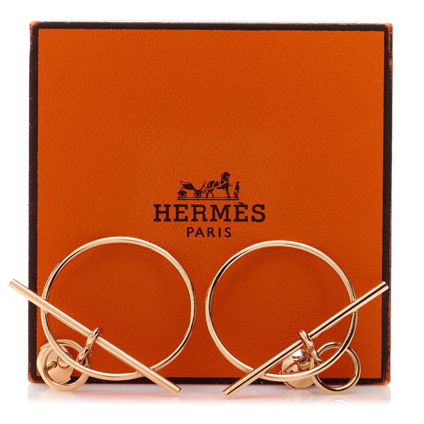 18K Rose Gold PM Loop Earrings