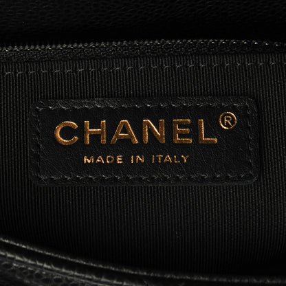 Chanel Caviar Quilted Flap Tote Black 6 of 9