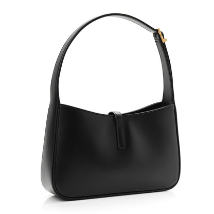 Saint Laurent Smooth Calfskin Le 5 A 7 Hobo Black 3 of 11