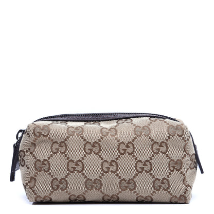 Gucci Monogram Small Cosmetic Case Dark Brown 1 of 11
