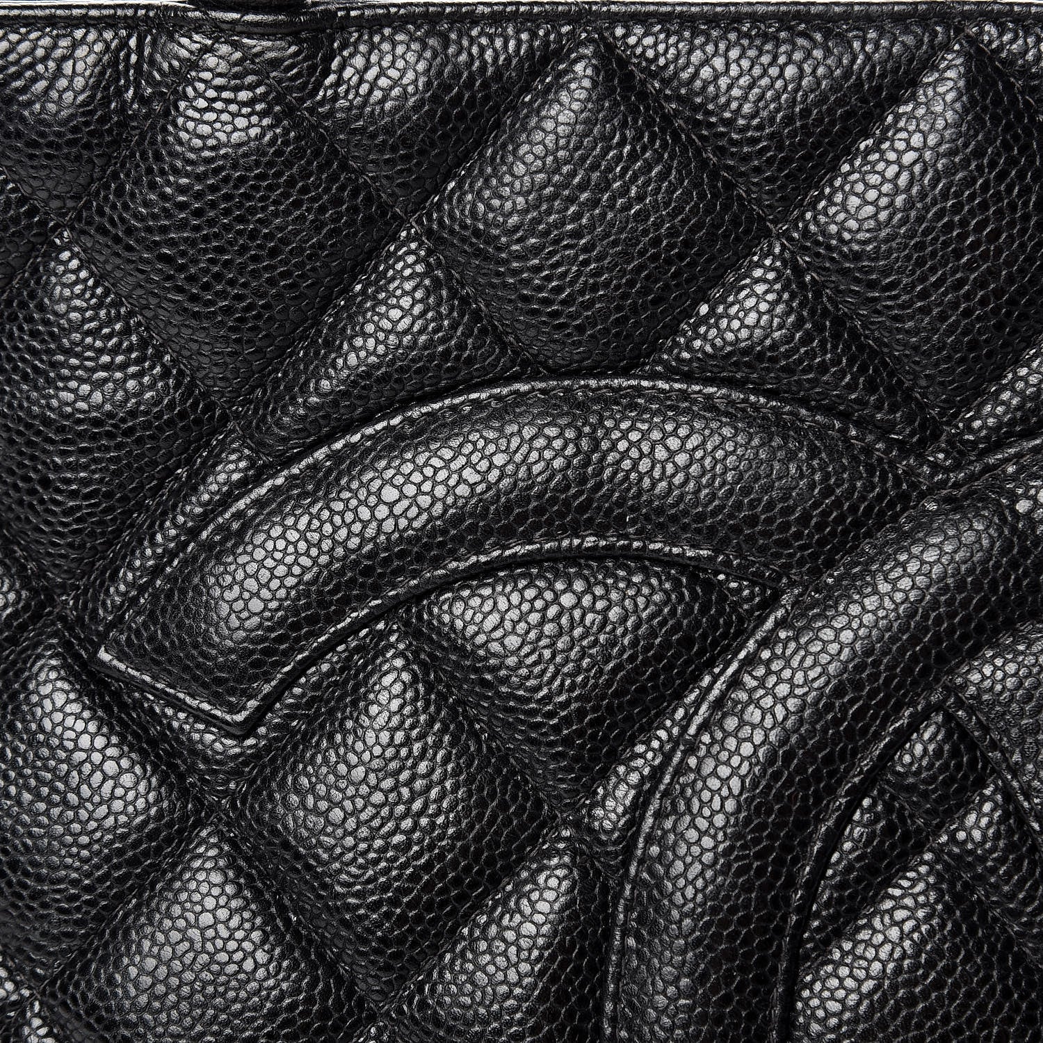 Chanel Caviar Quilted Medallion Tote Black 13 of 20