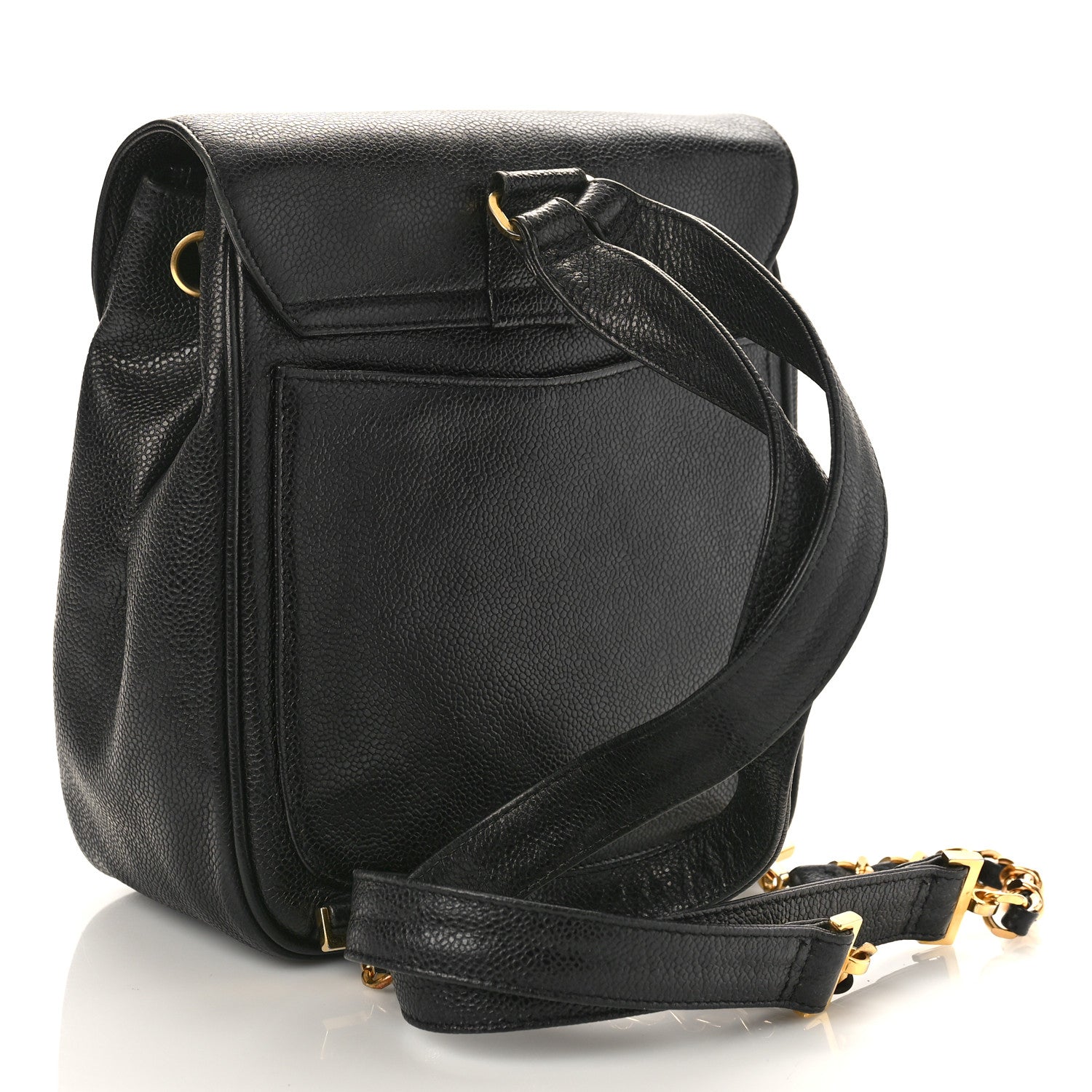 Chanel Caviar CC Backpack Black 3 of 10