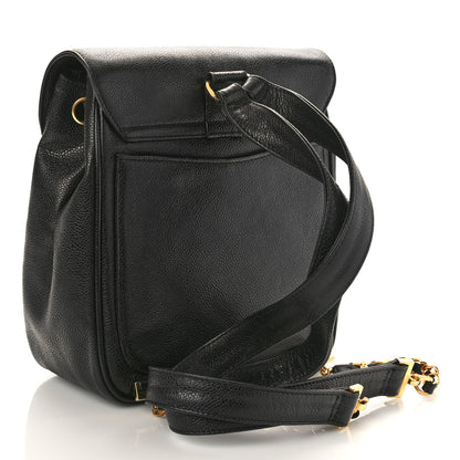 Chanel Caviar CC Backpack Black 3 of 10