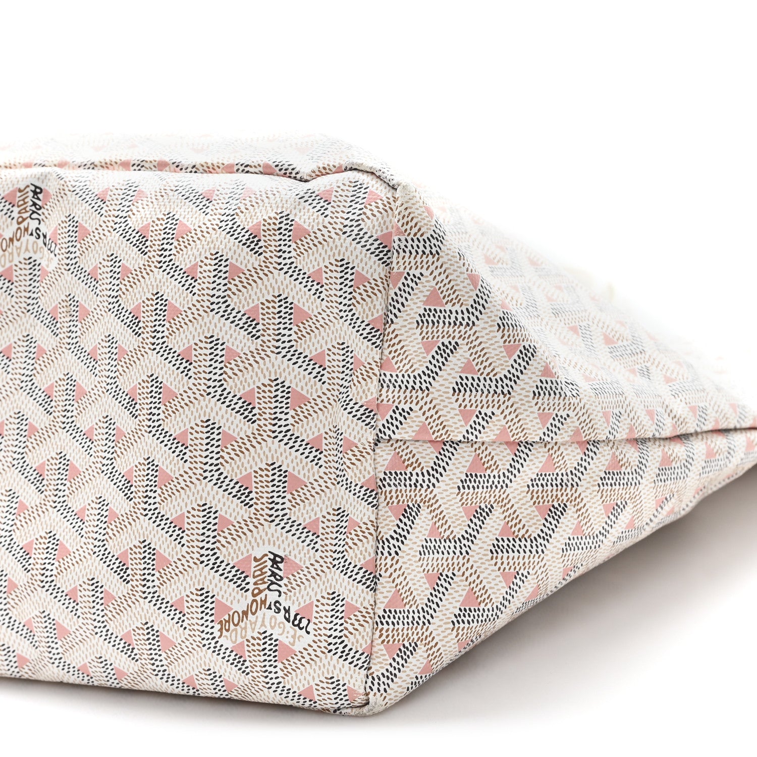 Goyard Goyardine Saint Louis Claire Voie PM White Pink 11 of 11