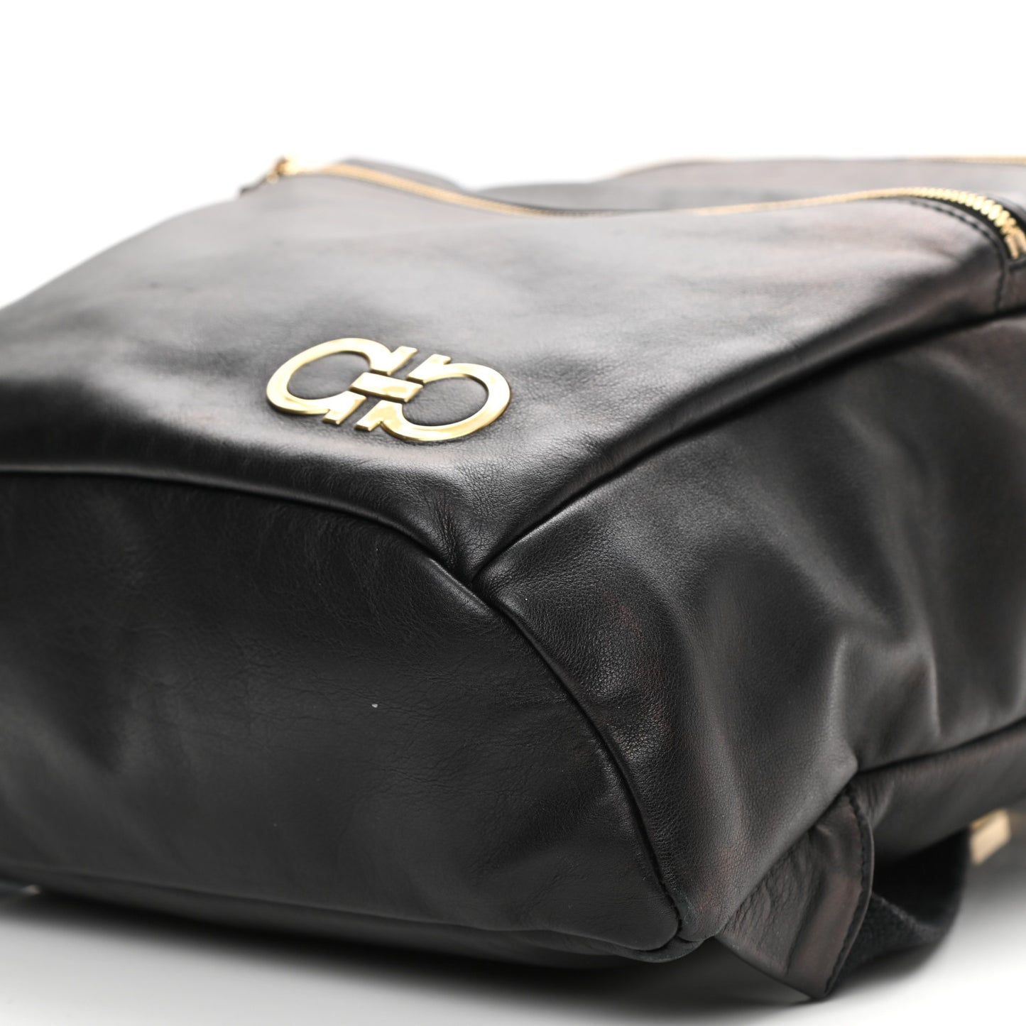 Calfskin Nevada Gancini Backpack Black