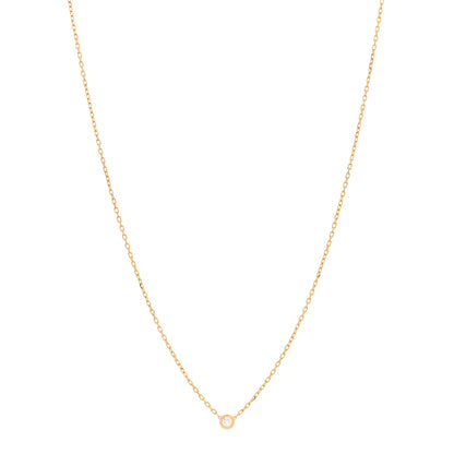 Cartier 18K Pink Gold Diamond SM D'Amour Pendant Necklace 1 of 5