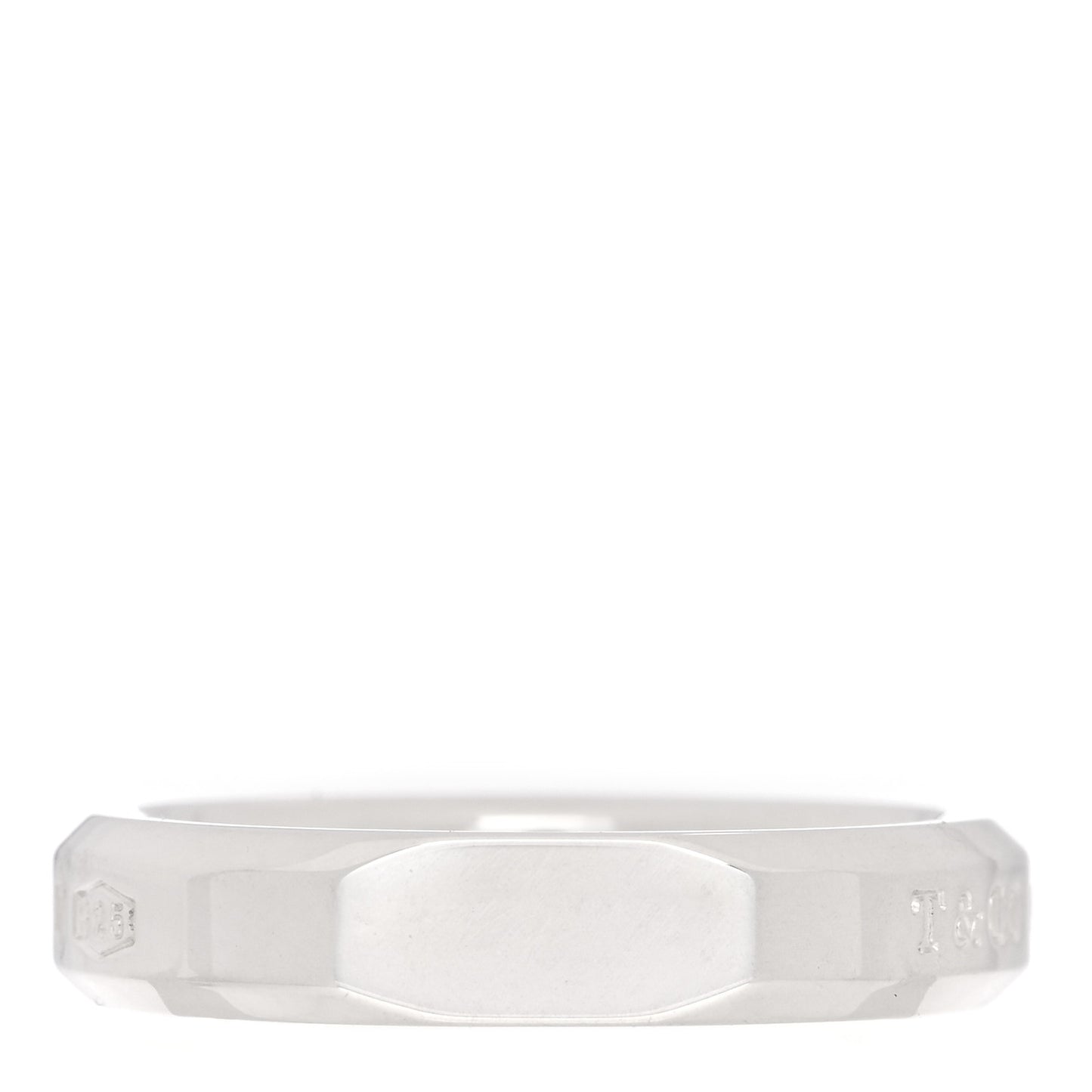 Sterling Silver Makers Narrow Slice Ring 52 6