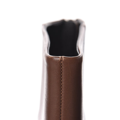 Gucci Calfskin Twiggy Boot Horsebit 36 Nut Brown 8 of 15