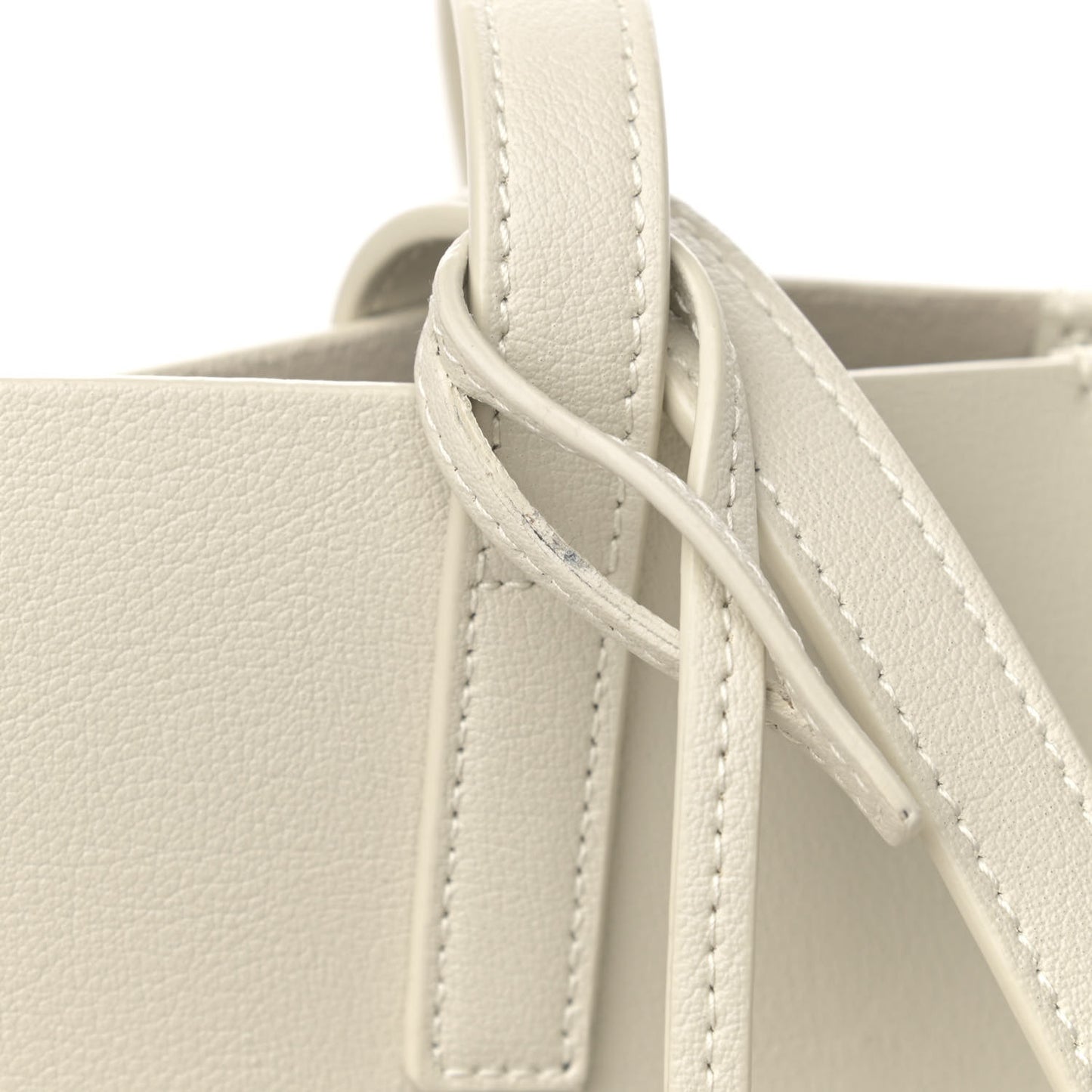 Calfskin Large Shopping Tote Porcellana