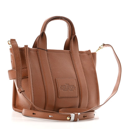 Marc Jacobs Grained Calfskin Small The Tote Bag Argan Oil 3 of 9