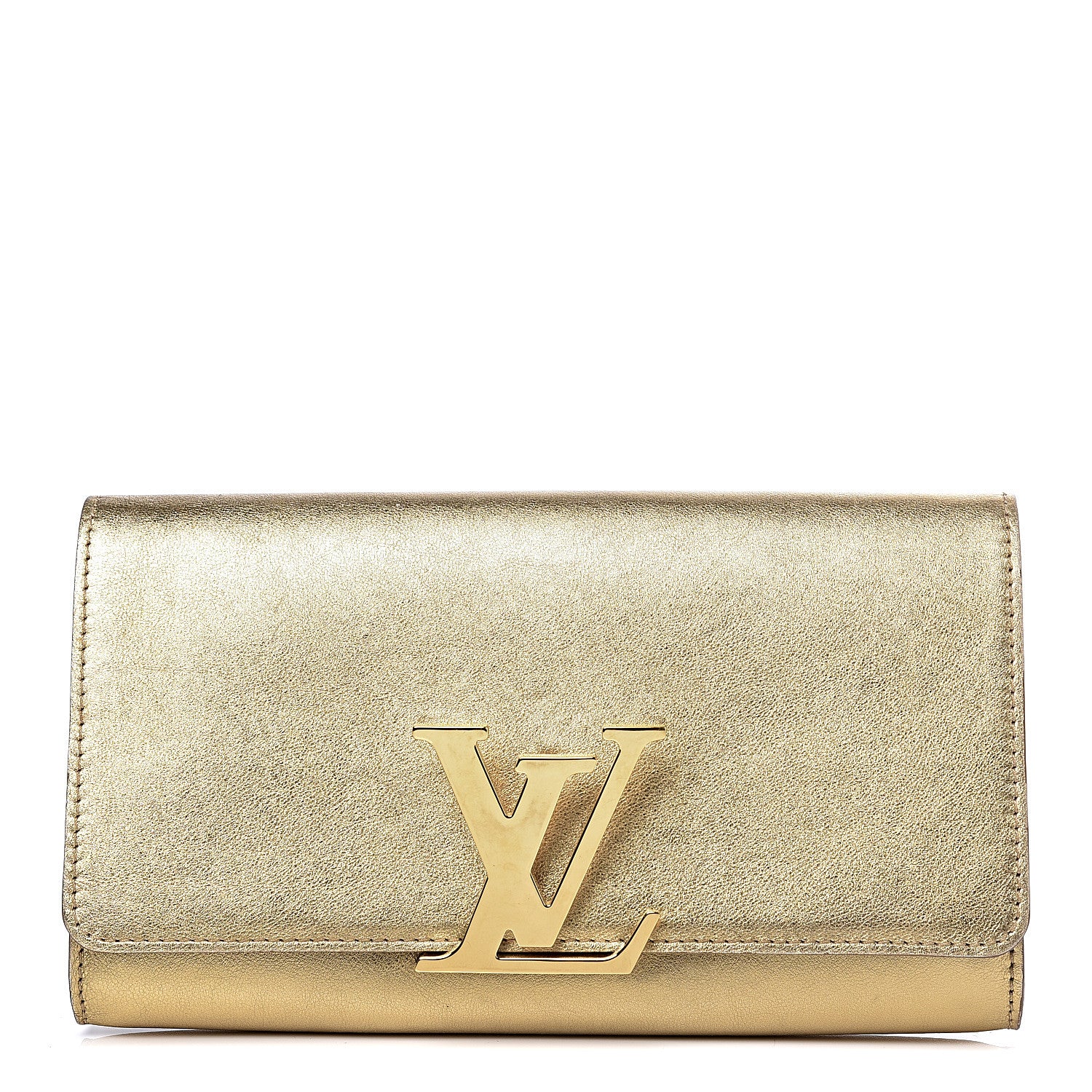 Louis Vuitton Calfskin Neo Sobe Louise EW Clutch Gold 1 of 13
