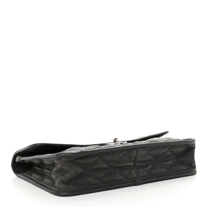 Chanel Caviar Quilted Large French Riviera Flap Dark Grey 4 of 12