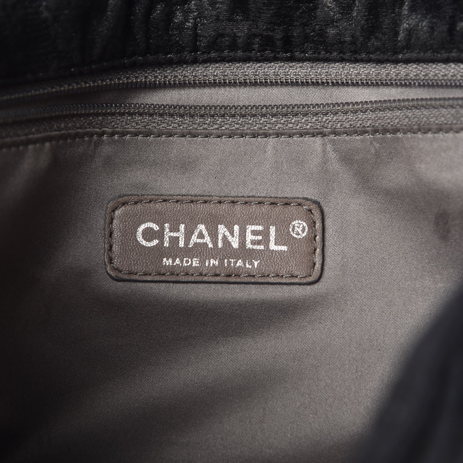 Chanel Coated Canvas Quilted Le Marais Flap Black 6 of 12