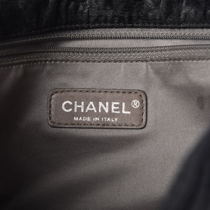 Chanel Coated Canvas Quilted Le Marais Flap Black 6 of 12