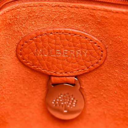 Mulberry Classic Grain Small Bayswater Satchel Mandarin 5 of 11