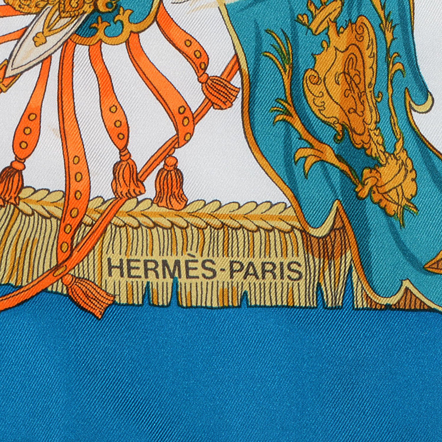 Hermes Silk Caparacons De La France Et De L'inde Scarf 90 4 of 5