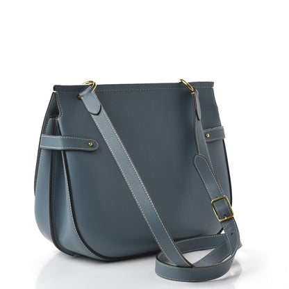 Mulberry Silky Calfskin Amberley Satchel Blue 4 of 10
