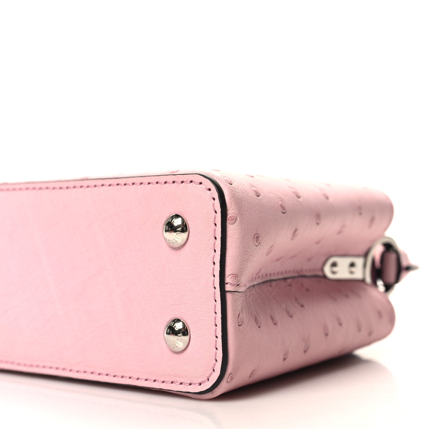 Louis Vuitton Ostrich Capucines Mini Pink 9 of 10