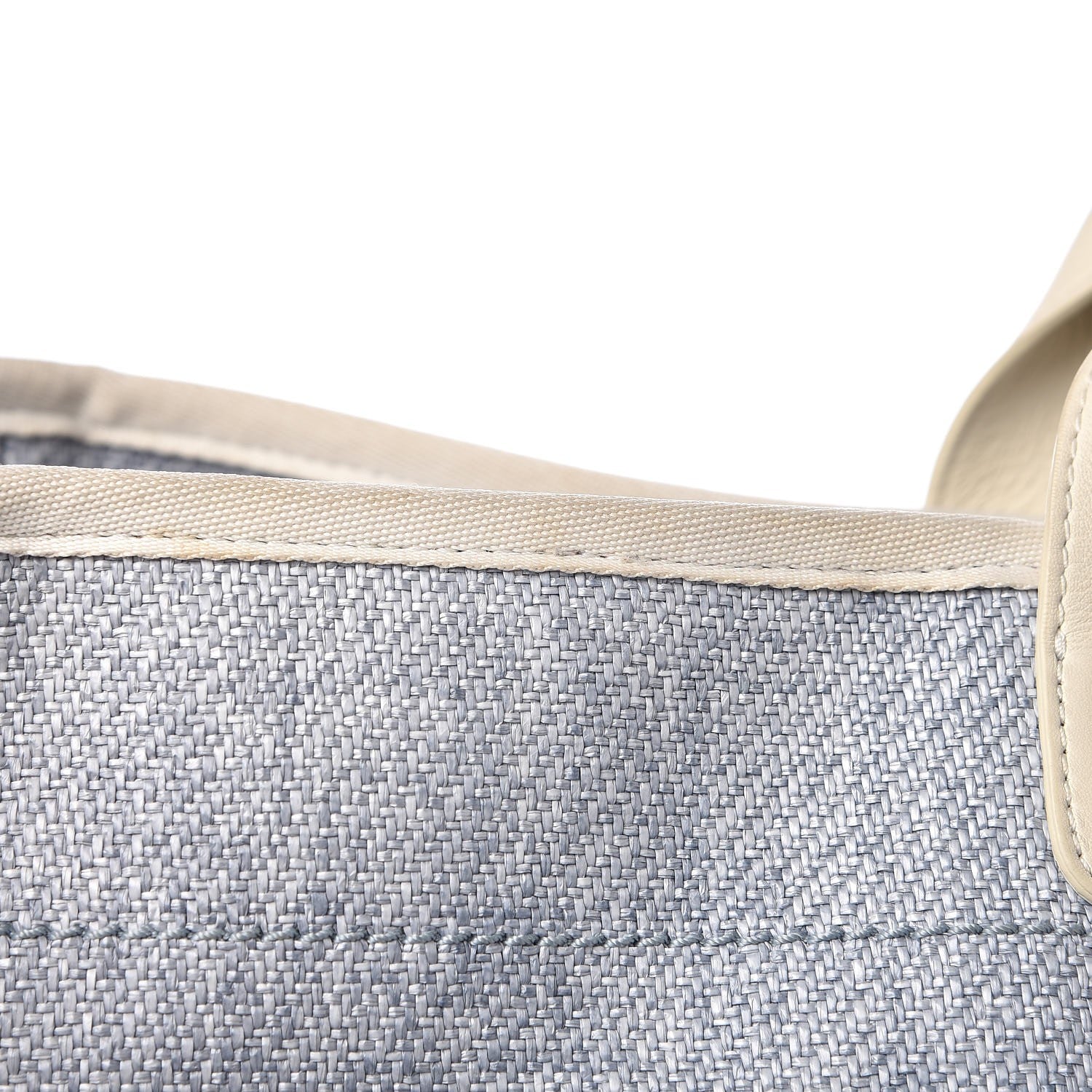 Chanel Canvas Extra Large Deauville Tote Light Blue 14 of 18