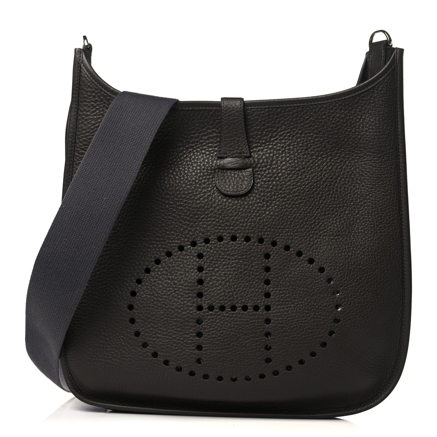 Hermes Taurillon Clemence Evelyne II PM Graphite 1 of 10