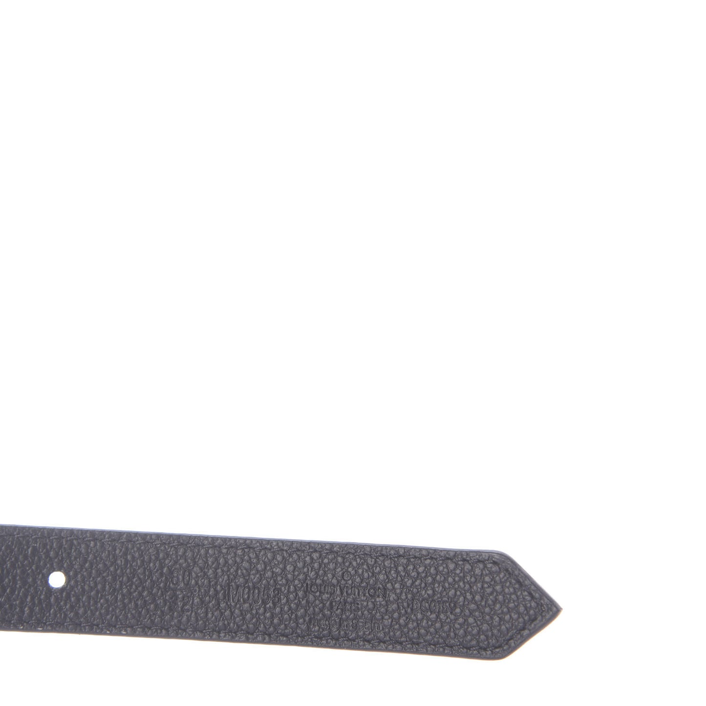 Calfskin Monogram 25mm LV Circle Reversible Belt 80 32 Black