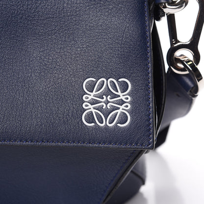 Loewe Calfskin XL Puzzle Bag Deep Blue 7 of 14