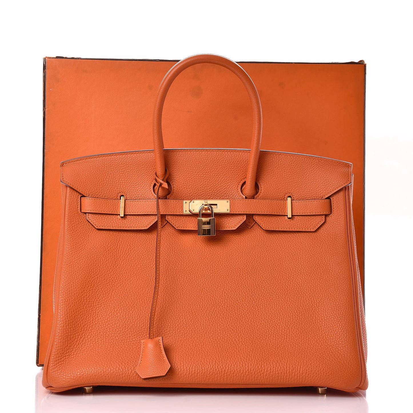 Togo Birkin 35 Orange