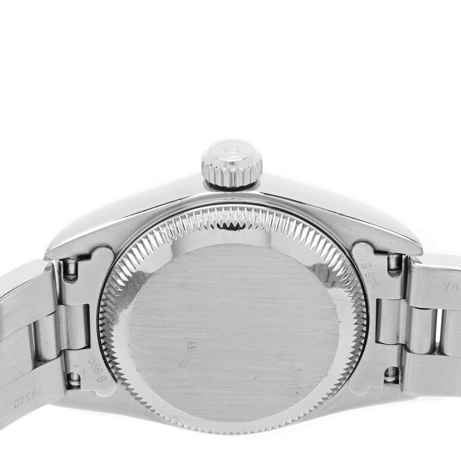Rolex Stainless Steel 24mm Oyster Perpetual Watch Blue 67180 4 of 5