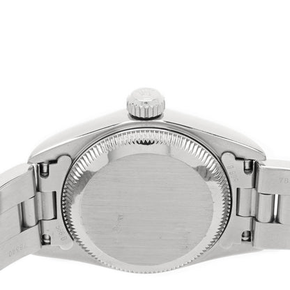 Rolex Stainless Steel 24mm Oyster Perpetual Watch Blue 67180 4 of 5