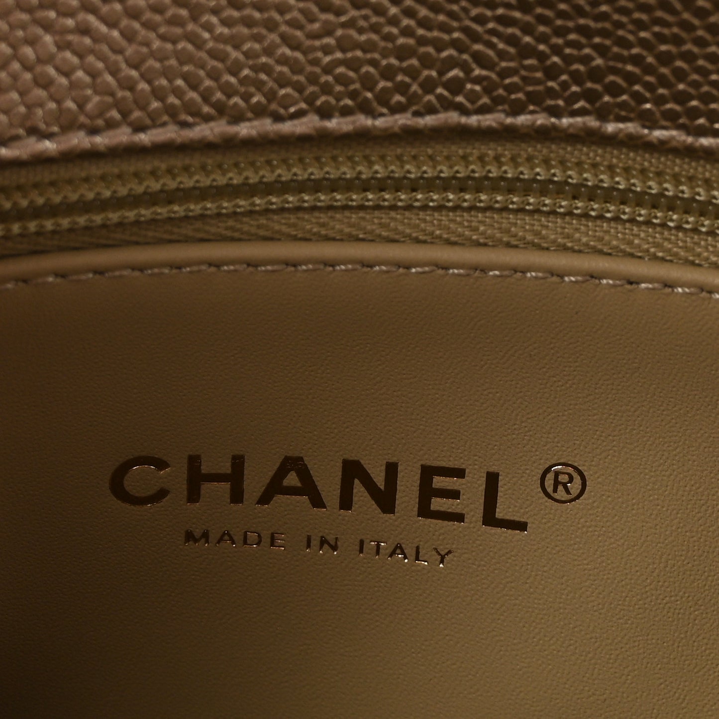 Metallic Aged Calfskin Quilted Mini Coco Handle Flap Gold