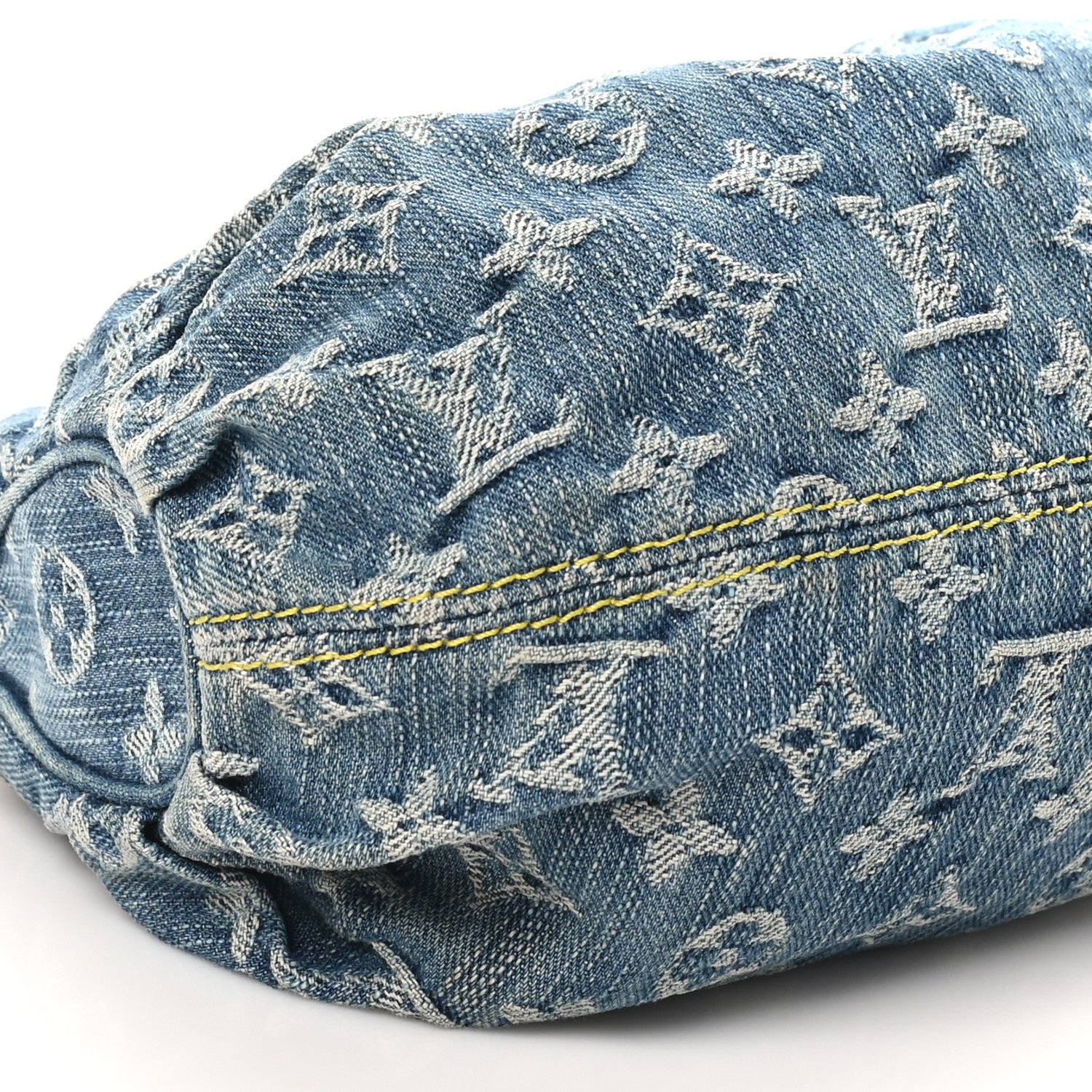 Louis Vuitton Monogram Denim Pleaty Blue 8 of 10