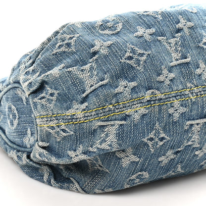 Louis Vuitton Monogram Denim Pleaty Blue 8 of 10