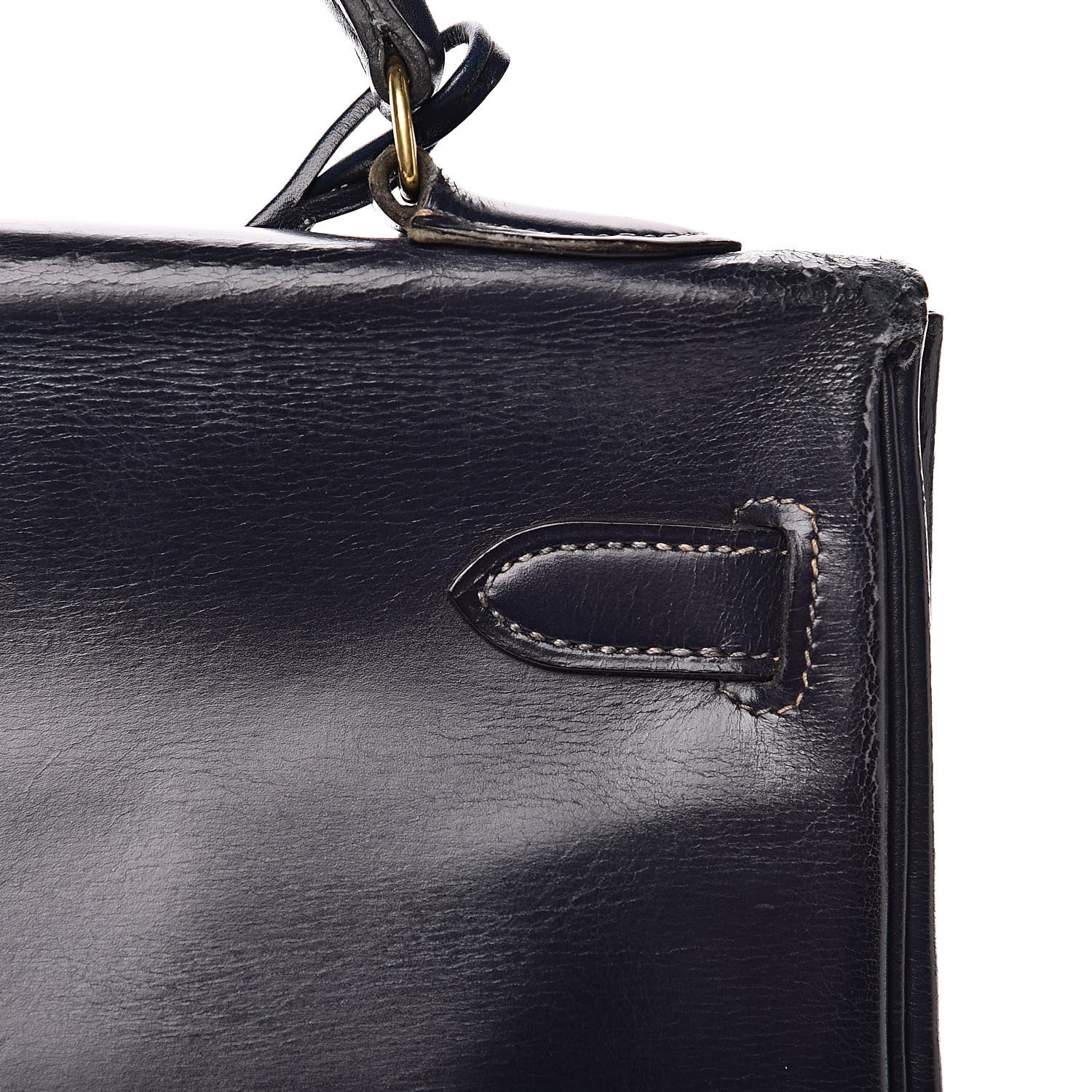 Hermes Box Kelly Retourne 32 Bleu Marine 22 of 33
