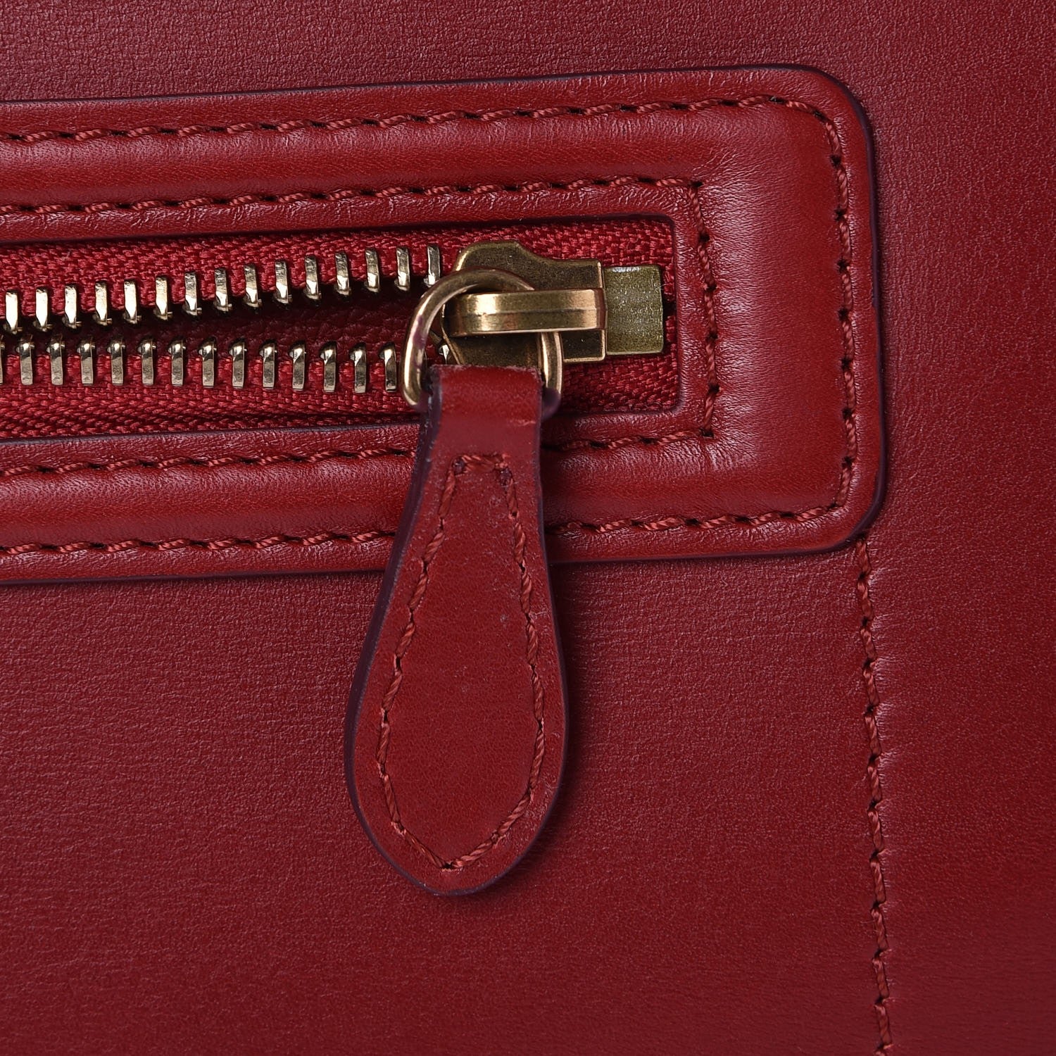 Celine Palmelato Mini Luggage Red 9 of 9