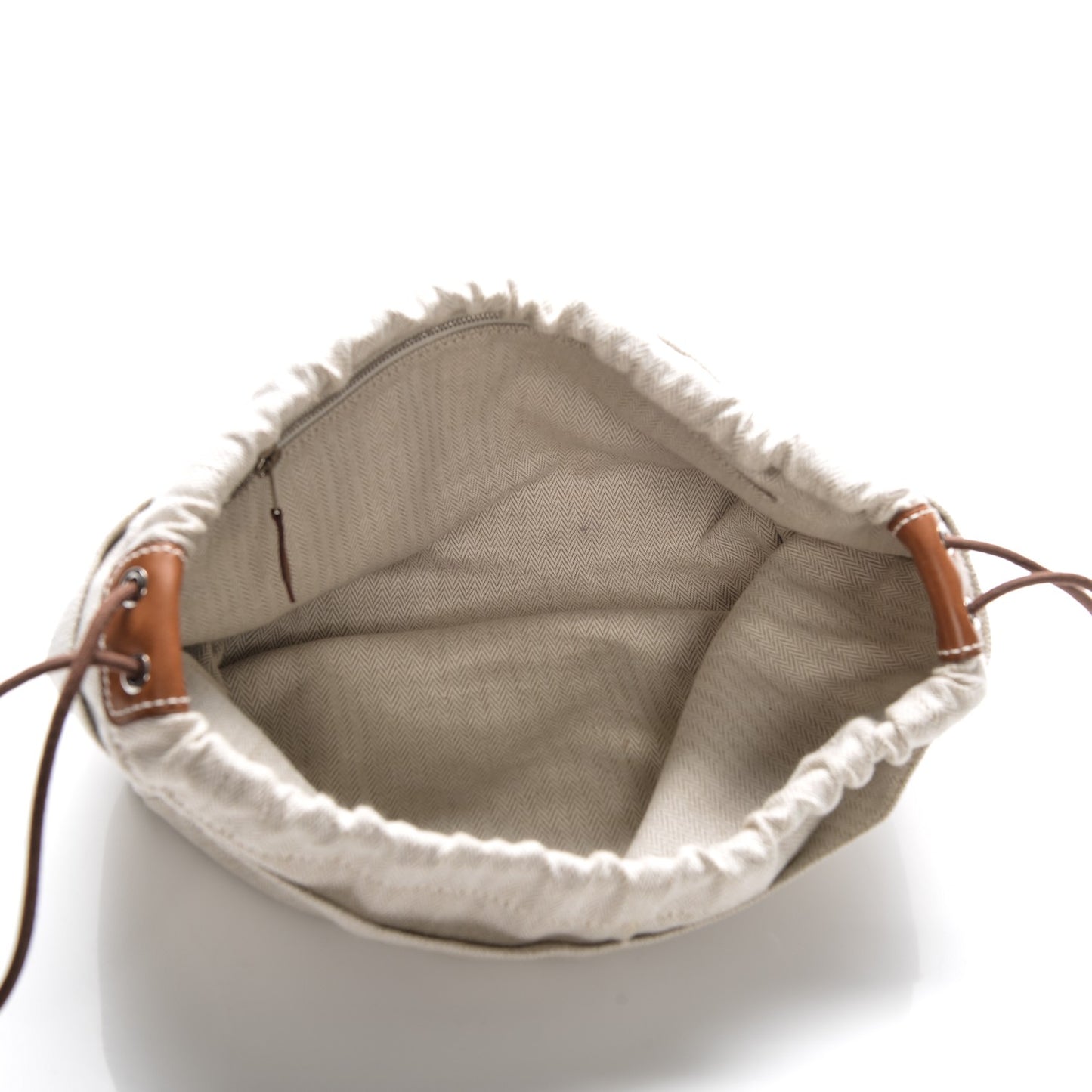 Canvas Barenia Fourbi 25 MM Pouch Naturel Fauve