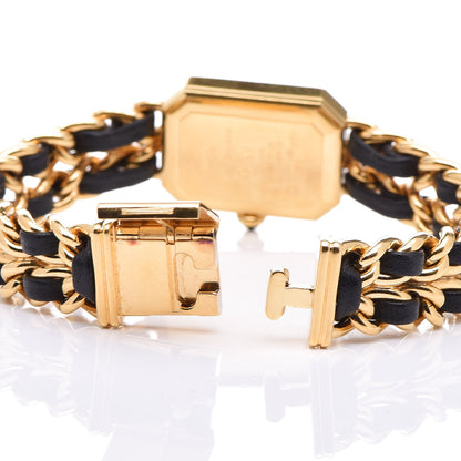 Chanel Stainless Steel Lambskin 20mm Chain Premiere Quartz Watch Gold XL 6 of 6