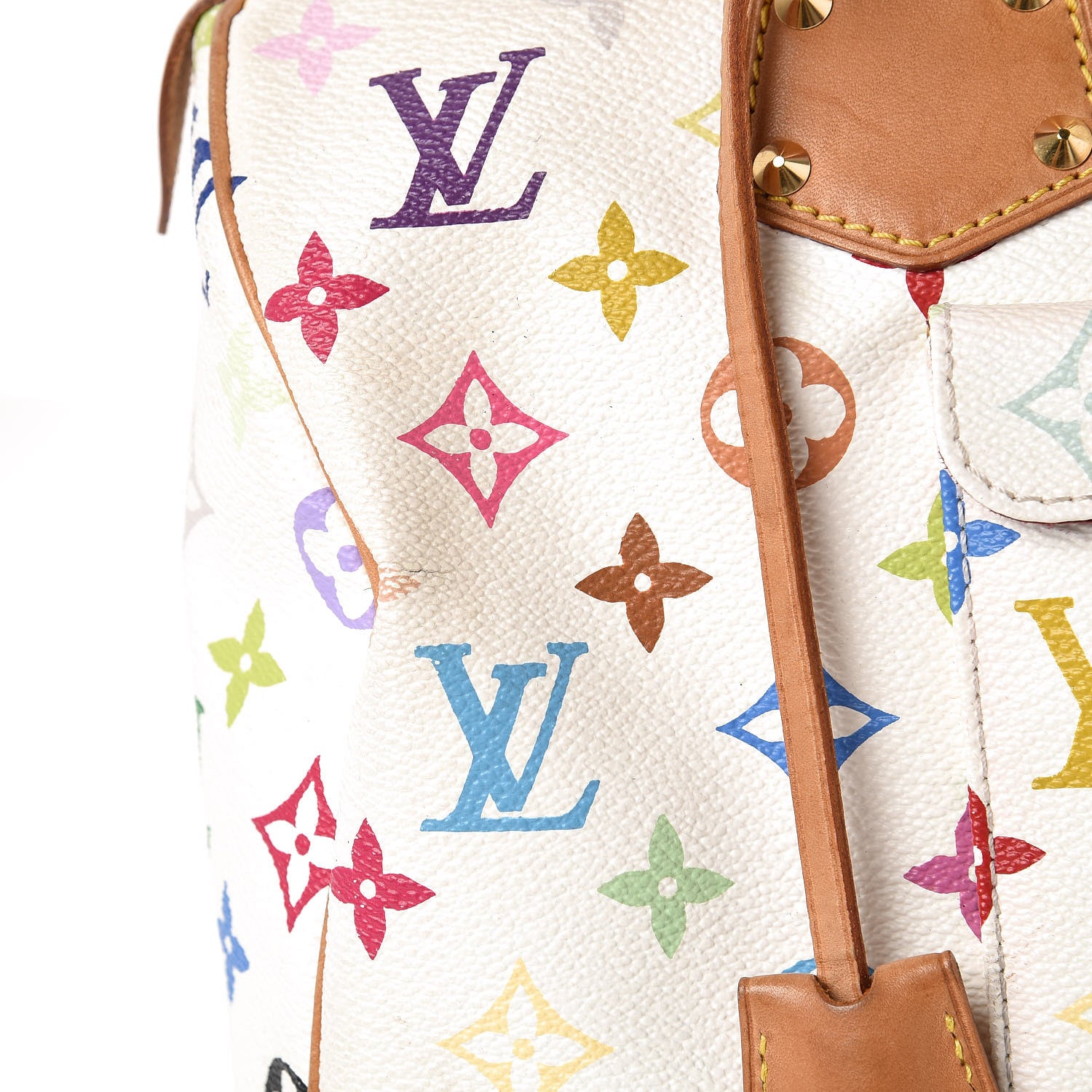Louis Vuitton Monogram Multicolor Speedy 30 White 14 of 14