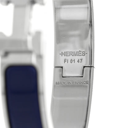 Hermes Enamel Narrow Clic Clac H Bracelet PM Iris 4 of 4