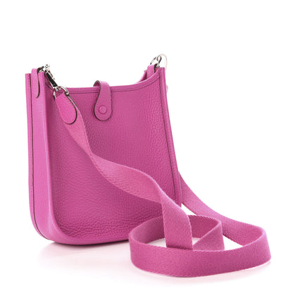 Hermes Taurillon Clemence Evelyne TPM Magnolia 3 of 11