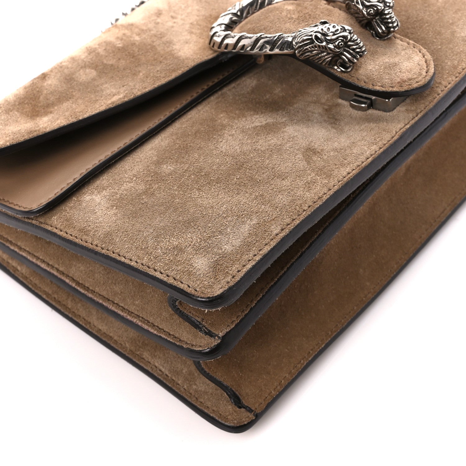 Gucci Suede Small Dionysus Shoulder Bag Taupe 10 of 11