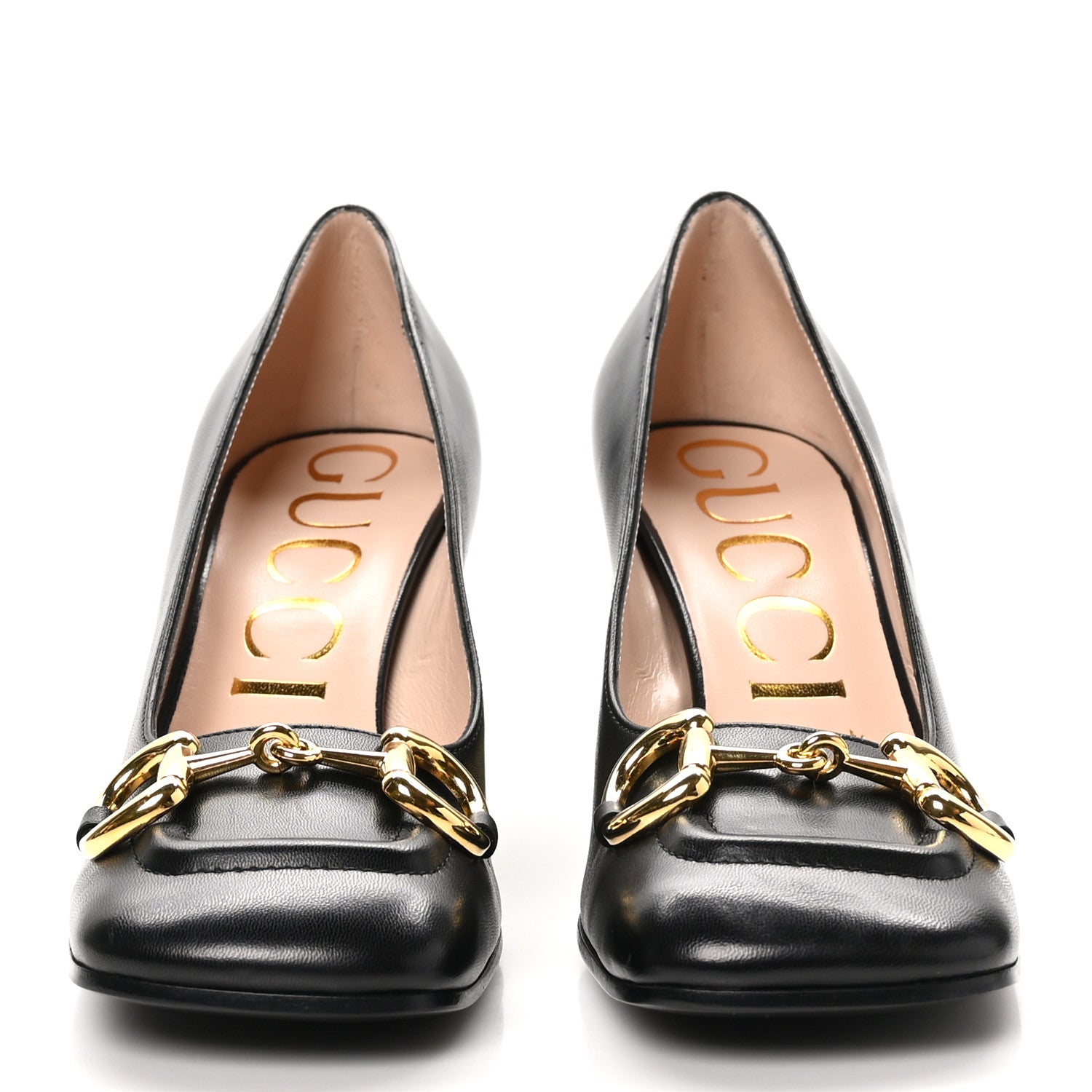 Gucci Malaga Kid Horsebit 75mm Pumps 37 Black 3 of 9