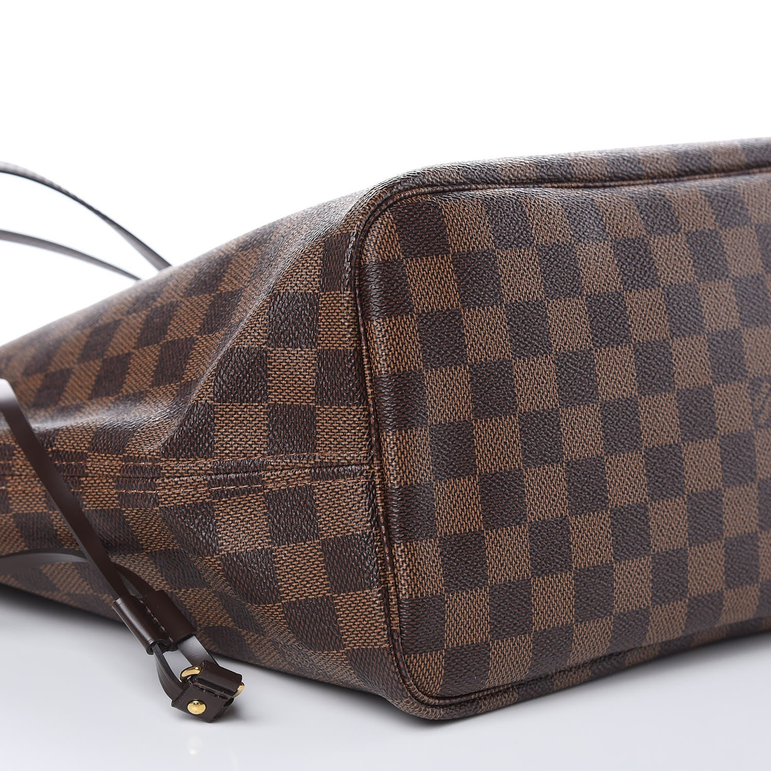 Louis Vuitton Damier Ebene Neo Neverfull MM Rose Ballerine 10 of 11