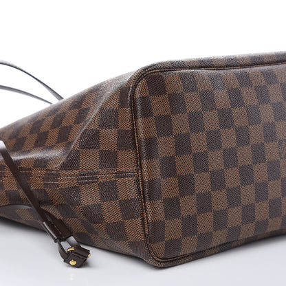 Louis Vuitton Damier Ebene Neo Neverfull MM Rose Ballerine 10 of 11