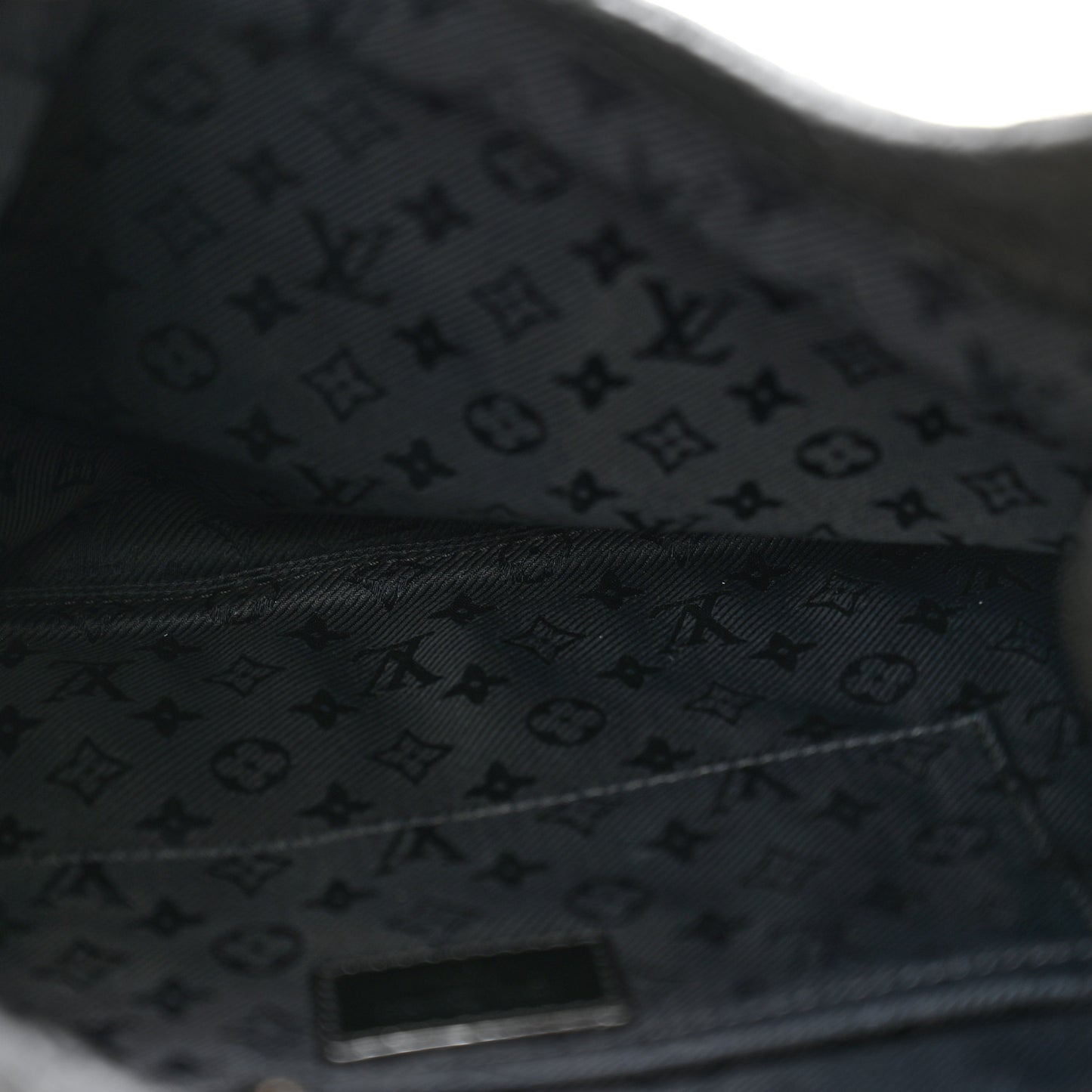 Calfskin Quilted Monogram Altair Clutch Black
