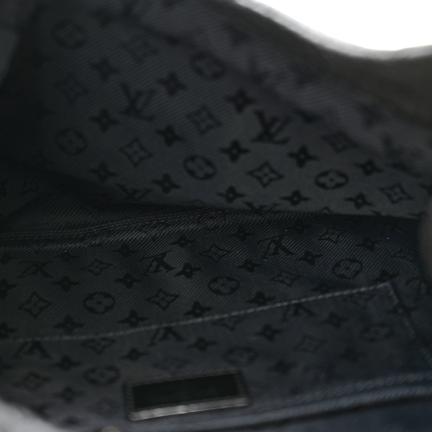 Louis Vuitton Calfskin Quilted Monogram Altair Clutch Black 6 of 11